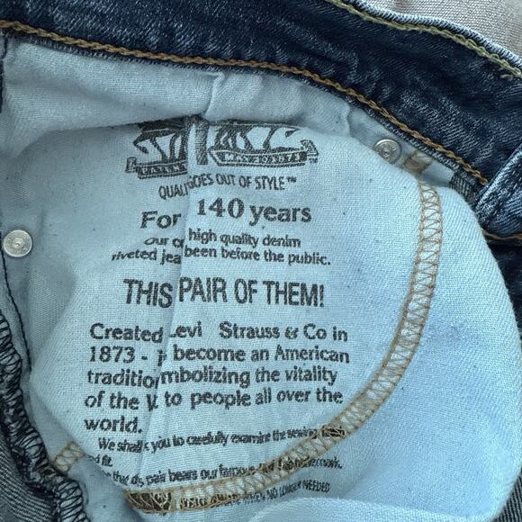 Levi’s 559 Relaxed Straight Men’s Jeans Blue Medium Wash 30x30 (30x28) - Picture 4 of 11